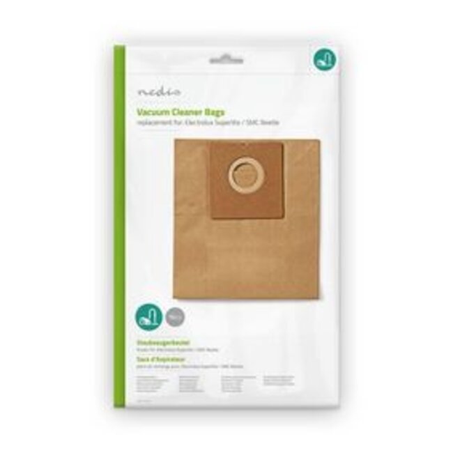Stofzuigerzak | 10 Stuks | Papier | Meest verkocht voor: Electrolux | Bruin