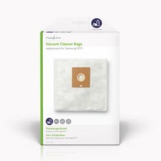 Nedis Stofzuigerzak | 4 Stuks | Synthetisch | Meest verkocht voor: Philips | Wit