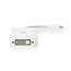 DisplayPort-Adapter | Mini-DisplayPort Male | DVI-D 24+1-Pins Female / HDMI™ Female / VGA Female 15p | 4K@60Hz | Vernikkeld | Schakelbaar | 0.20 m | Rond | ABS | ABS | Wit | Doos