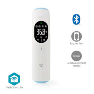 Nedis SmartLife Infrarood Thermometer | LED-Scherm | Oor / Voorhoofd | Wit