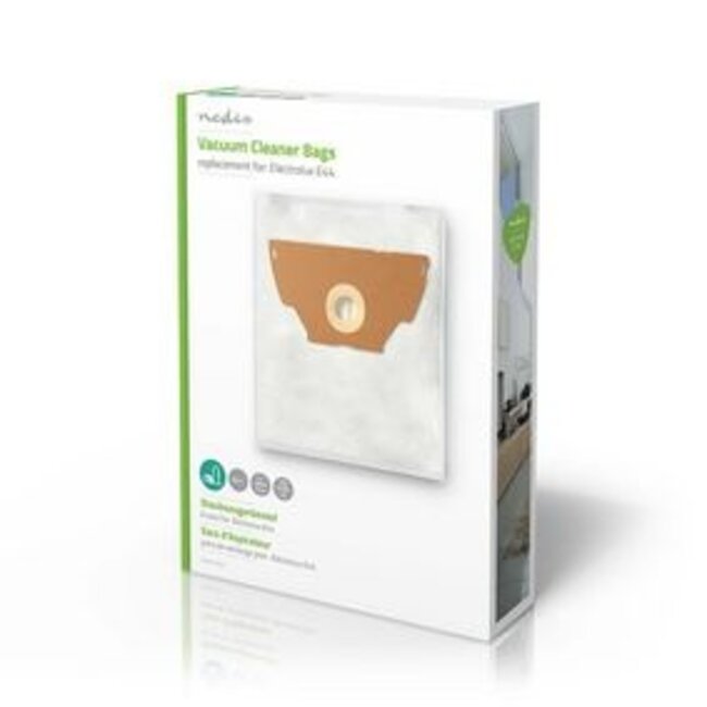 Stofzuigerzak | 4 Stuks | Synthetisch | Meest verkocht voor: Electrolux | Wit