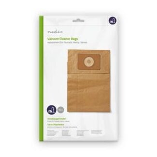Nedis Stofzuigerzak | 10 Stuks | Papier | Meest verkocht voor: Numatic | Bruin