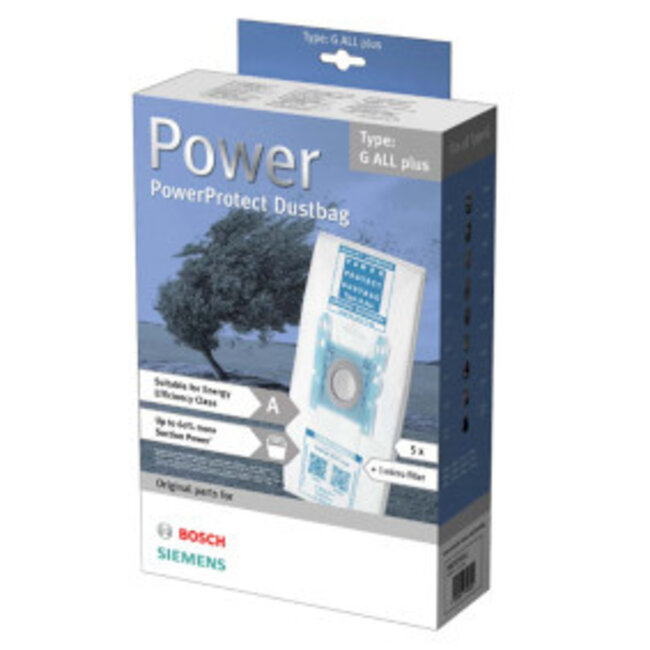 Stofzuigerzak Type G ALL Plus VZ51GALL of BBZ51FGALL