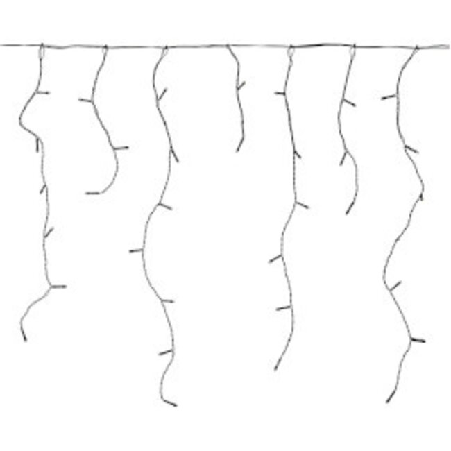 Decoratieve IJspegel Verlichting | 180 LED's | Warm Wit | 5.90 m | Licht effecten: 7 | Netvoeding