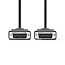 DVI-Kabel | DVI-D 24+1-Pins Male | DVI-D 24+1-Pins Male | 2560x1600 | Vernikkeld | 10.0 m | Recht | PVC | Zwart | Polybag