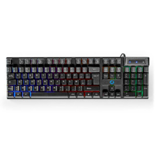 Gaming Combo Kit | 5-in-1 | Toetsenbord, Koptelefoon, Muis en Muismat | Zwart | AZERTY | Frans