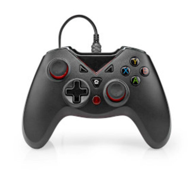 Gamepad | USB Type-A | USB Gevoed | PC | Aantal knoppen: 12 | Kabellengte: 1.60 m | Zwart