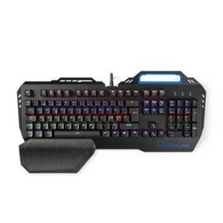 Nedis Bedraad Gaming Toetsenbord | USB | Mechanische Toetsen | RGB | Noors | Scandinavisch | USB Gevoed | Lengte stroomkabel: 1.70 m | Gaming