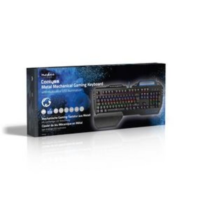 Bedraad Gaming Toetsenbord | USB | Mechanische Toetsen | RGB | Noors | Scandinavisch | USB Gevoed | Lengte stroomkabel: 1.70 m | Gaming