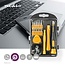 Phone/tablet repair set | 17-in-1 | PC / Smartphone / Tablet | Philips bits | Gleuf bits | Pentalobe bits | Tri-wing bits