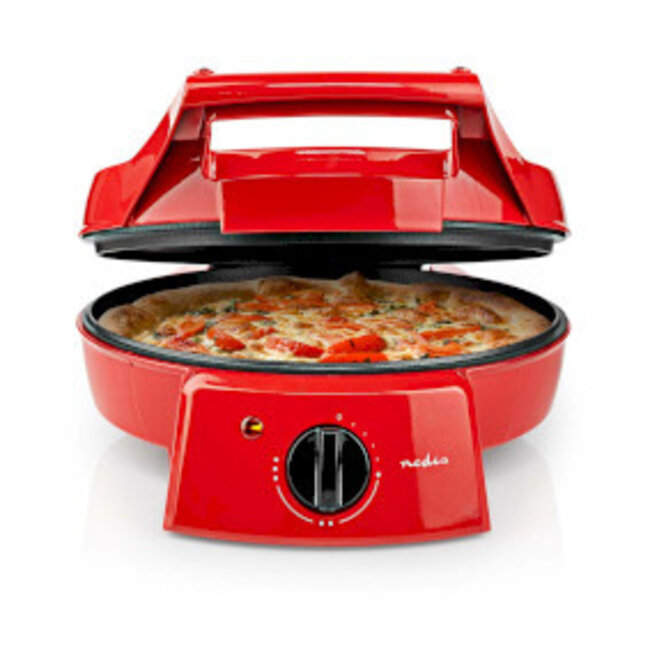 Pizzamaker en Grill | 30 cm | Regelbare temperatuur | 1800 W