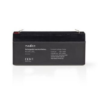 Nedis Oplaadbare Loodaccu | Lead-Acid | Oplaadbaar | 6 V | 3200 mAh