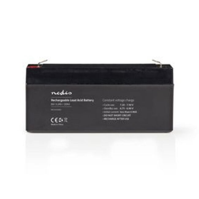 Oplaadbare Loodaccu | Lead-Acid | Oplaadbaar | 6 V | 3200 mAh