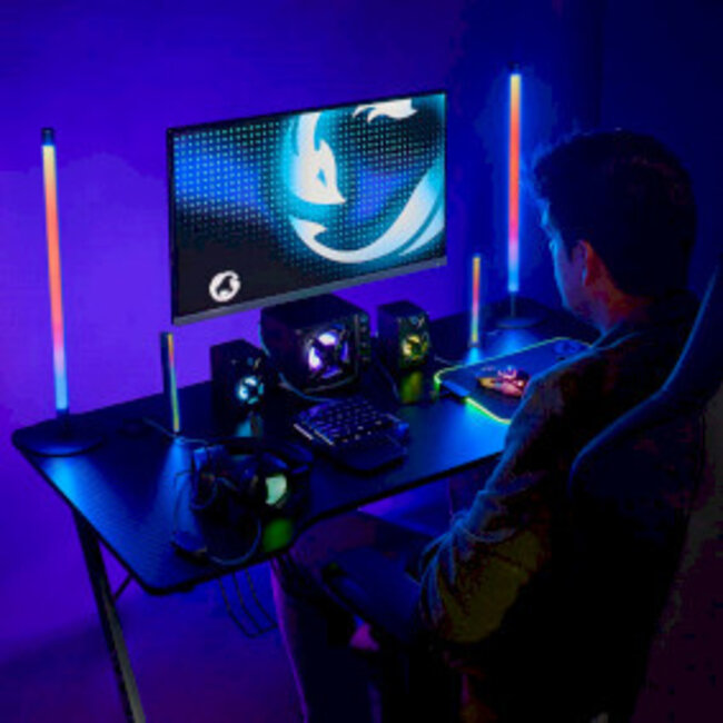 Bedraad Gaming Toetsenbord | USB Type-A | Membrane Toetsen | RGB | Enkelhandig | Universeel | USB Gevoed | Lengte stroomkabel: 1.60 m | Gaming