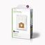 Stofzuigerzak | 4 Stuks | Synthetisch | Meest verkocht voor: Rowenta RB - RS | Wit