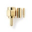 SMA-Connector | Recht | Male | Verguld | 50 Ohm | Krimp | Diameter kabelinvoer: 2.55 mm | Metaal | Goud | 2 Stuks | Doos