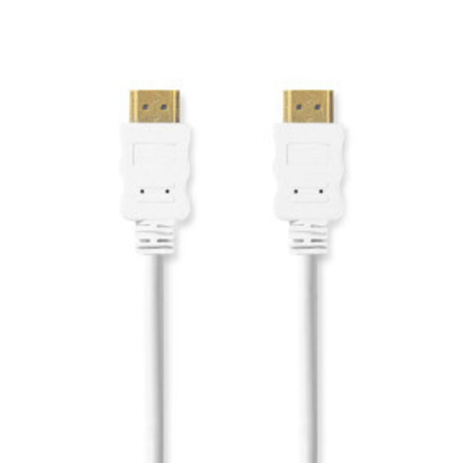 High Speed ​​HDMI™-Kabel met Ethernet | HDMI™ Connector | HDMI™ Connector | 4K@30Hz | ARC | 10.2 Gbps | 2.00 m | Rond | PVC | Wit | Doos
