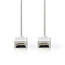 High Speed ​​HDMI™-Kabel met Ethernet | HDMI™ Connector | HDMI™ Connector | 4K@30Hz | ARC | 10.2 Gbps | 2.00 m | Rond | PVC | Wit | Doos