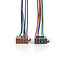 ISO-Kabel voor Autoradio | ISO-compatibiliteit: Standaard | 0.15 m | Rond | PVC | Doos