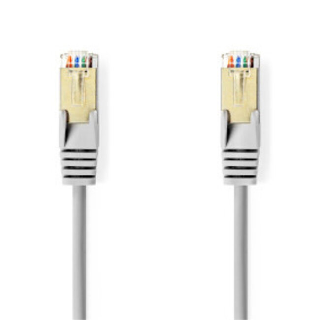 CAT5e Netwerkkabel | SF/UTP | RJ45 Male | RJ45 Male | 1.00 m | Rond | PVC | Grijs | Envelop