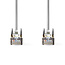 CAT5e Netwerkkabel | SF/UTP | RJ45 Male | RJ45 Male | 1.00 m | Rond | PVC | Grijs | Envelop