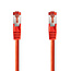 CAT6 Netwerkkabel | RJ45 Male | RJ45 Male | S/FTP | 2.00 m | Rond | LSZH | Rood | Label