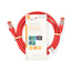 CAT6 Netwerkkabel | RJ45 Male | RJ45 Male | S/FTP | 2.00 m | Rond | LSZH | Rood | Label