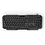 Bedraad Gaming Toetsenbord | USB Type-A | Membrane Toetsen | LED | QWERTY | US Internationaal | USB Gevoed | Lengte stroomkabel: 1.30 m | Multimedia