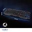 Bedraad Gaming Toetsenbord | USB Type-A | Membrane Toetsen | LED | QWERTY | US Internationaal | USB Gevoed | Lengte stroomkabel: 1.30 m | Multimedia