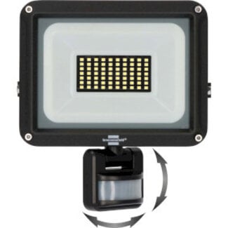 Brennenstuhl LED Spotlight JARO 4060 P (LED Floodlight voor wandmontage voor buiten IP65, 30W, 3450lm, 6500K, met bewegingsmelder)