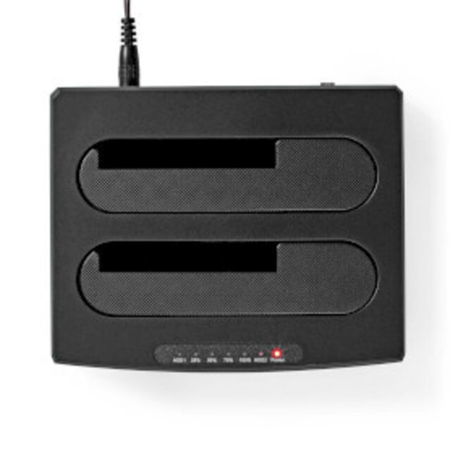 Docking Station voor Harde Schijf | USB 3.2 Gen1 | USB Type-A | 2 Schijven | 2.5 / 3.5 " | USB 3.2 Gen1 | Docking | Desktop