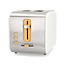 Broodrooster | Soft Touch Series | 2 Sleuven | Bruining niveaus: 6 | Ontdooifunctie | Wit