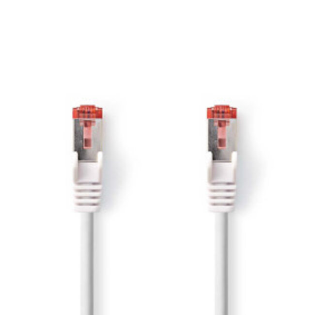 CAT6 Netwerkkabel | RJ45 Male | RJ45 Male | S/FTP | 0.25 m | Binnenshuis | Rond | LSZH | Wit | Doos