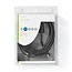 Stereo-Audiokabel | 3,5 mm Male | 3,5 mm Male | Verguld | 5.00 m | Rond | Antraciet | Clamshell
