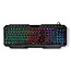 Bedraad Gaming Toetsenbord | USB Type-A | Membrane Toetsen | LED | AZERTY | Frans | USB Gevoed | Lengte stroomkabel: 1.30 m | Multimedia