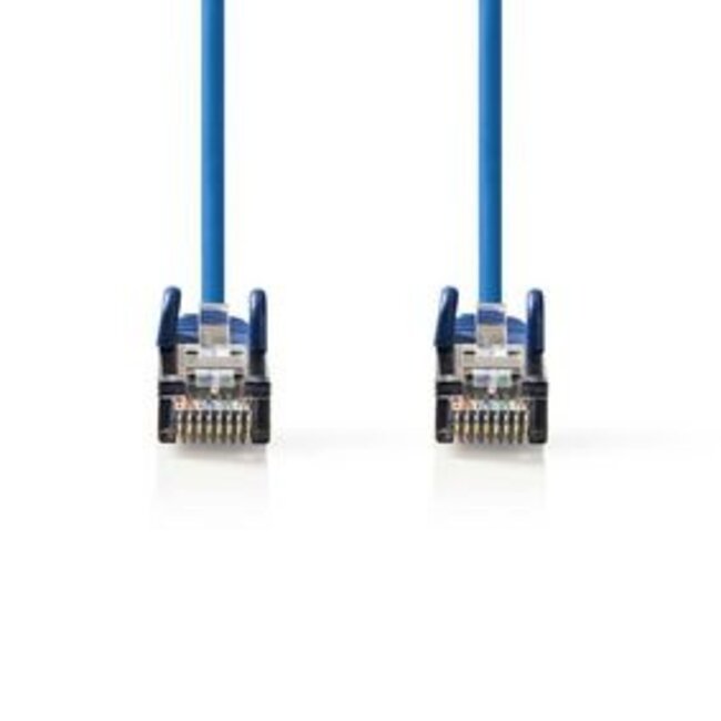 CAT5e Netwerkkabel | SF/UTP | RJ45 Male | RJ45 Male | 1.50 m | Rond | PVC | Blauw | Envelop
