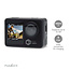 Action Cam | Dubbel scherm | 1080p@30fps | 12 MPixel | Waterbestendig tot: 30.0 m | 70 min | Wi-Fi | App beschikbaar voor: Android™ / IOS | Mounts inbegrepen | Zwart
