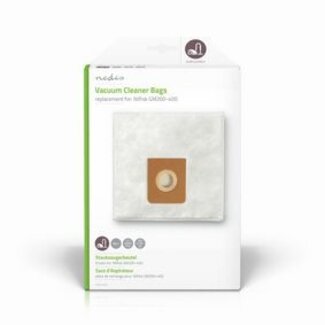 Nedis Stofzuigerzak | 4 Stuks | Synthetisch | Meest verkocht voor: Nilfisk | Wit