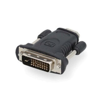 Nedis HDMI™-Adapter | DVI-D 24+1-Pins Male | HDMI™ Output | Vernikkeld | Recht | ABS | Zwart | 1 Stuks | Doos