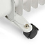 Mobiele Olieradiator | 800 / 1200 / 2000 W | 9 Vinnen | Instelbare thermostaat | 3 Warmte Standen | Omvalpreventie | Wit