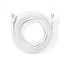 CAT6 Netwerkkabel | RJ45 Male | RJ45 Male | F/UTP | 10.0 m | Rond | LSZH / PVC | Wit | Window Box
