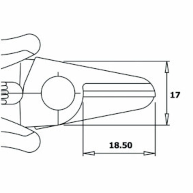 Gemakkelijk te hanteren schaar