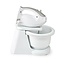 Handmixer | 200 W | 5-Snelheden | Turbo-functie | Draaikom / 2 Deeghaken / 2 Kloppers | Grijs / Wit