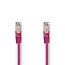 CAT5e Netwerkkabel | SF/UTP | RJ45 Male | RJ45 Male | 3.00 m | Rond | PVC | Roze | Polybag