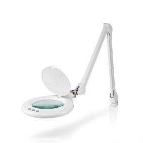 Nedis loeplamp 3 dioptrie LED dimbaar tafelklem