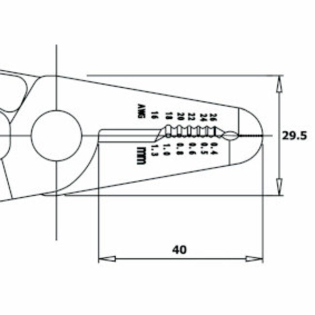Schaar, draadstripper, tang in één gereedschap