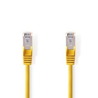 Nedis CAT5e Netwerkkabel | SF/UTP | RJ45 Male | RJ45 Male | 5.00 m | Rond | PVC | Geel | Polybag