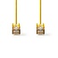 CAT5e Netwerkkabel | SF/UTP | RJ45 Male | RJ45 Male | 5.00 m | Rond | PVC | Geel | Polybag