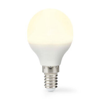 Nedis LED-Lamp E14 | G45 | 4.9 W | 470 lm | 2700 K | Warm Wit | Frosted | 1 Stuks