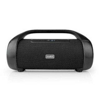 Nedis Bluetooth® Party Boombox | 9.5 uur | 2.1 | 120 W | Media afspeelmogelijkheden: AUX | IPX5 | Koppelbaar | Handgreep | Feestverlichting | Zwart